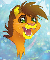 Mixed media headshot